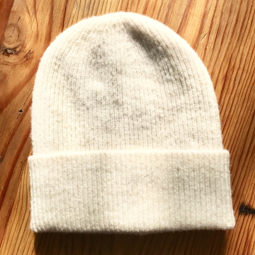 Club Monaco Cream Wool Women's Hat